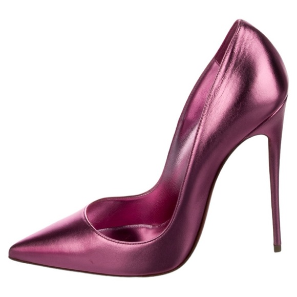 Christian Louboutin | Metallic Pink So Kate 120 Heels - Size IT 39 - Picture 16 of 16